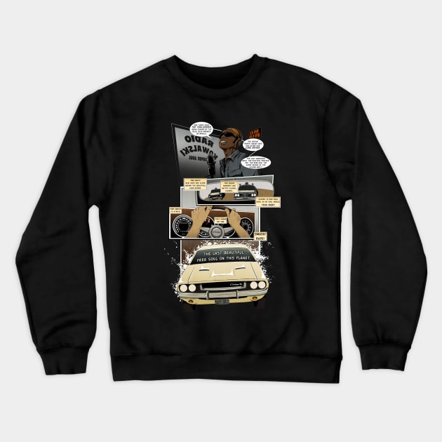 The Challenger (Vanishing Point)... Crewneck Sweatshirt by willblackb4